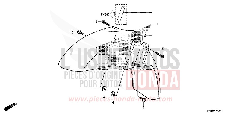 AILE AVANT de S-wing ABS CHAMPAGNE BRONZE METALLIC (YR287) 2012